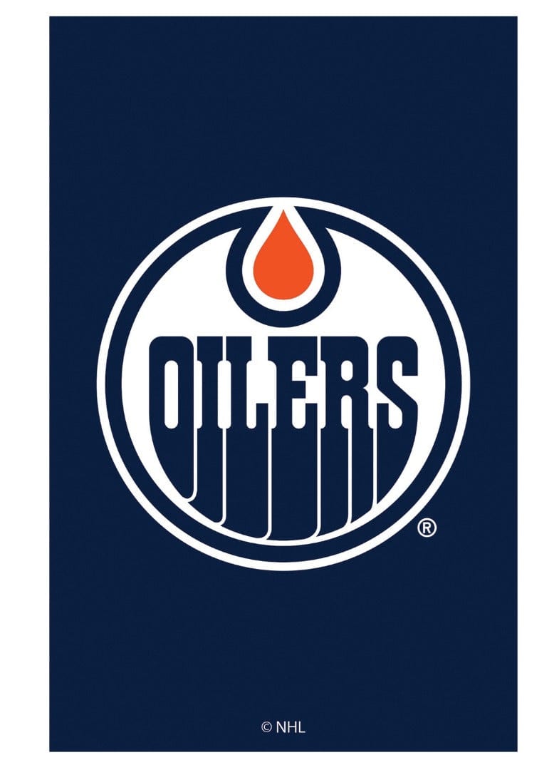 Edmonton Oilers Garden Flag 2 Sided Applique heartlandflags