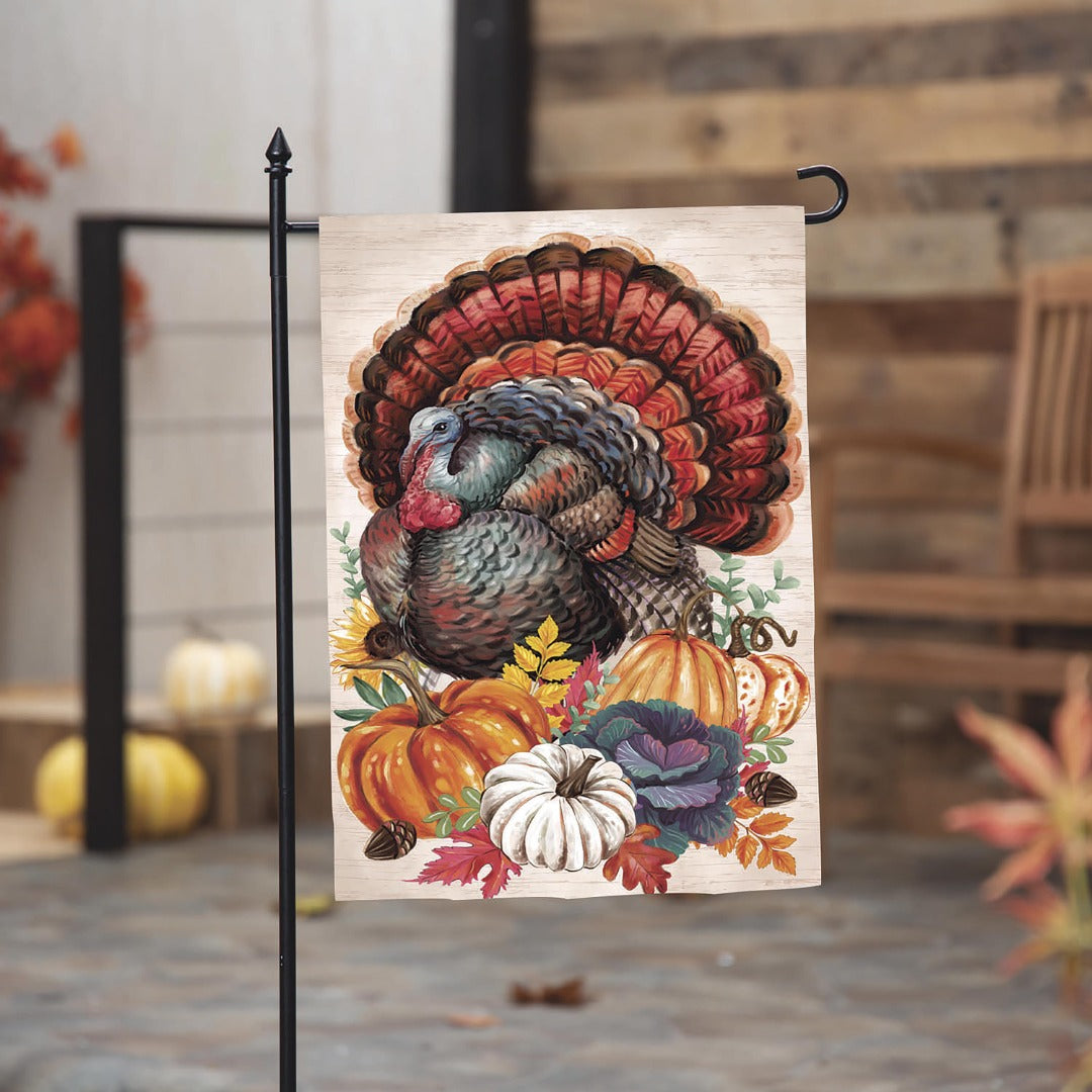 Elaborate Turkey 2 Sided Garden Flag heartlandflags