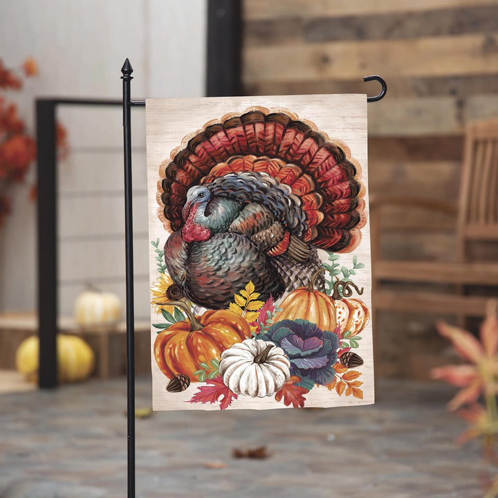Elaborate Turkey 2 Sided Garden Flag heartlandflags