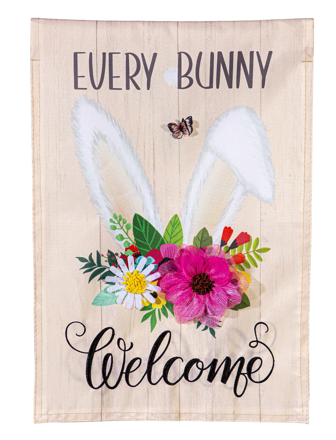 Every Bunny Welcome Garden Flag 2 Sided heartlandflags