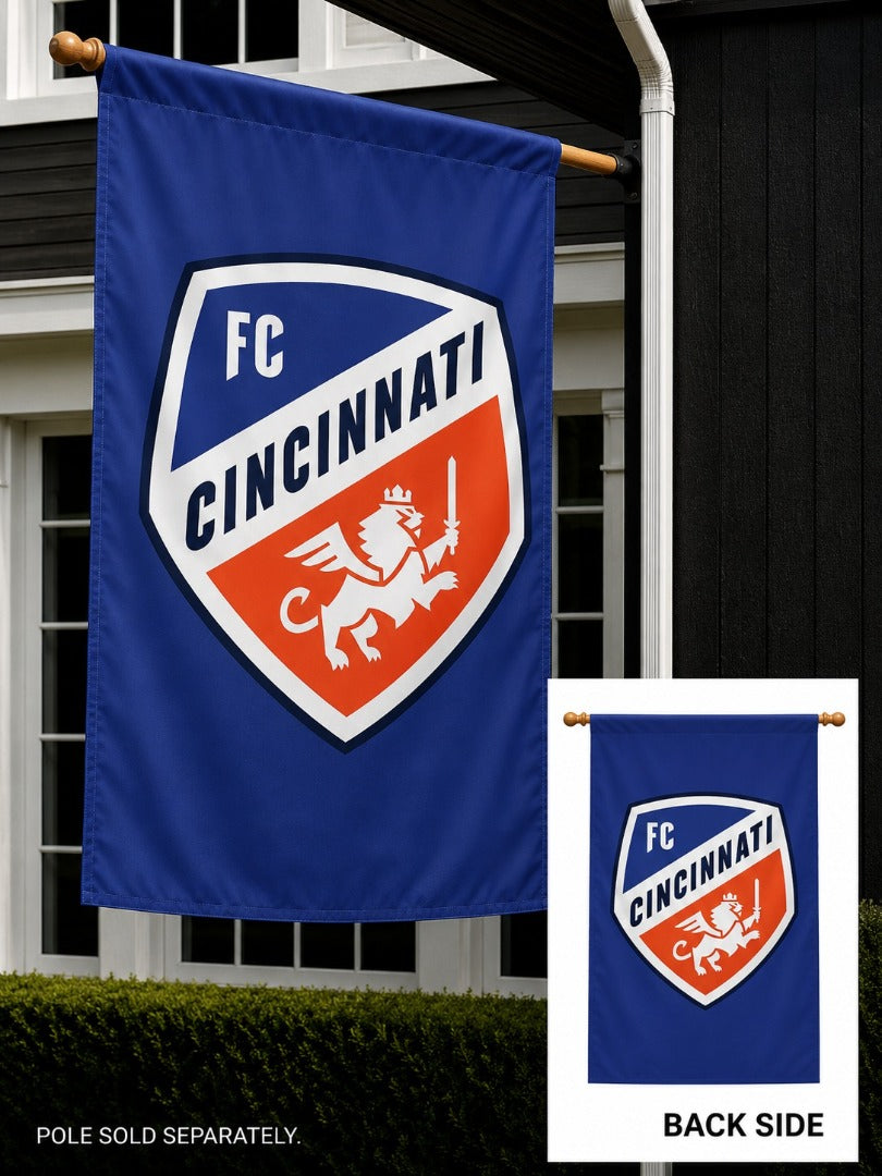 FC Cincinnati 2 Sided Banner heartlandflags