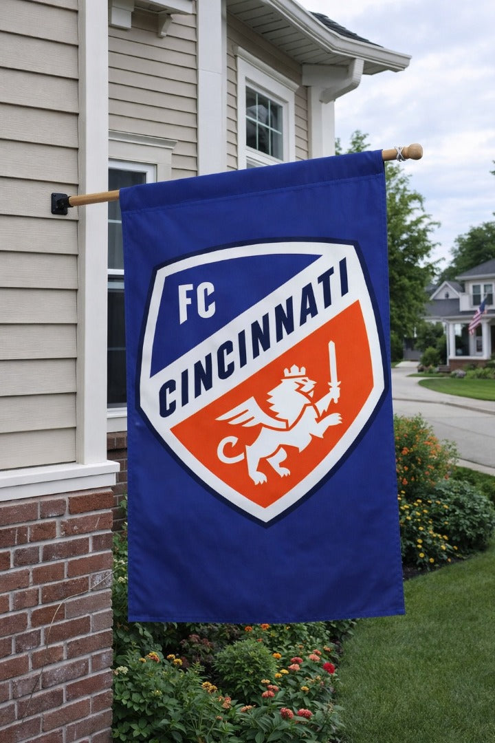 FC Cincinnati 2 Sided Banner heartlandflags