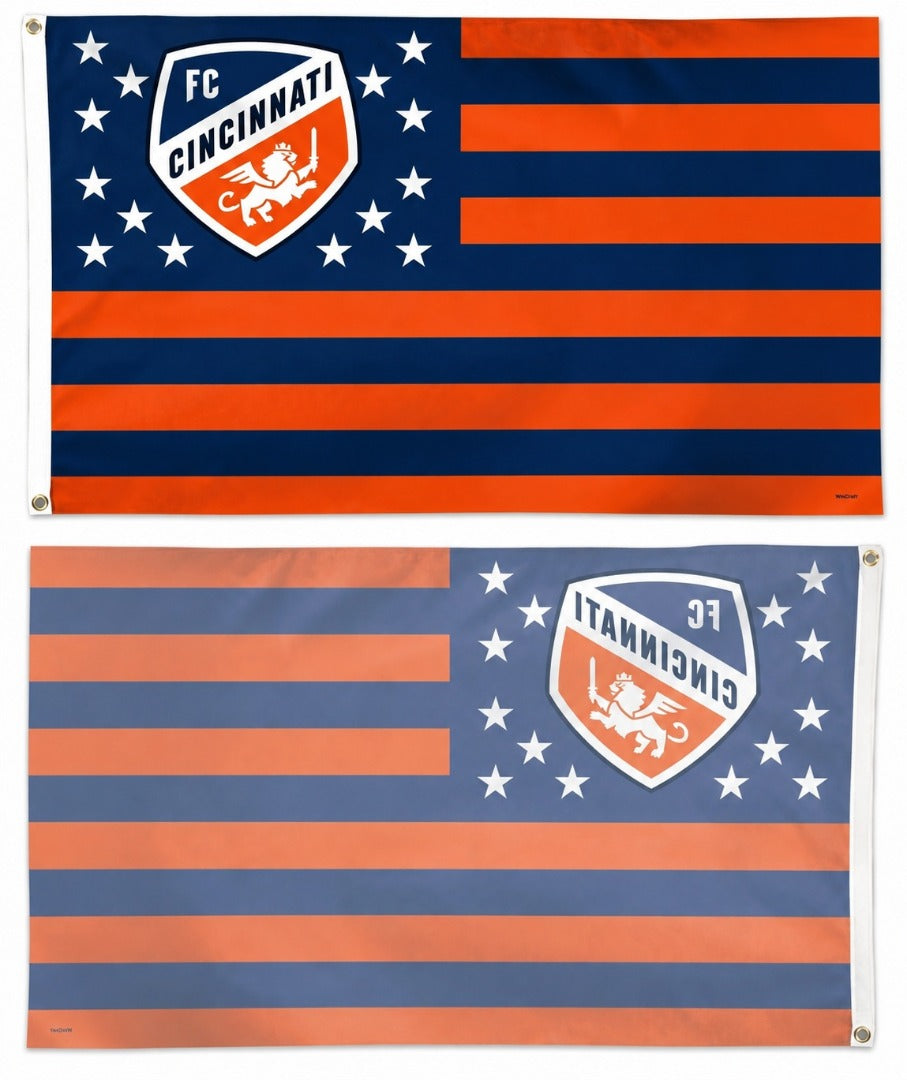 FC Cincinnati Americana 3x5 Flag MLS heartlandflags