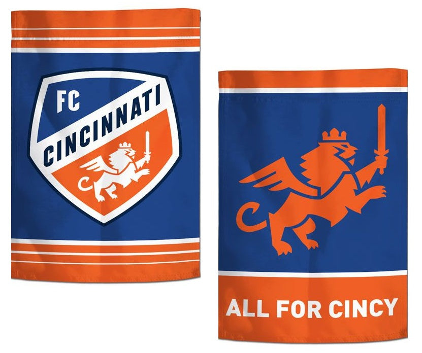 FC Cincinnati Garden Flag 2 Sided Soccer MLS heartlandflags