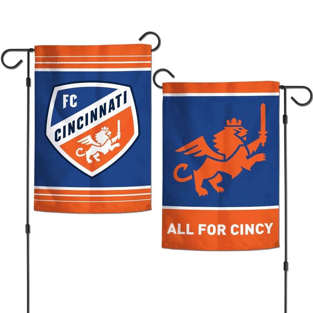 FC Cincinnati Garden Flag 2 Sided Soccer MLS heartlandflags