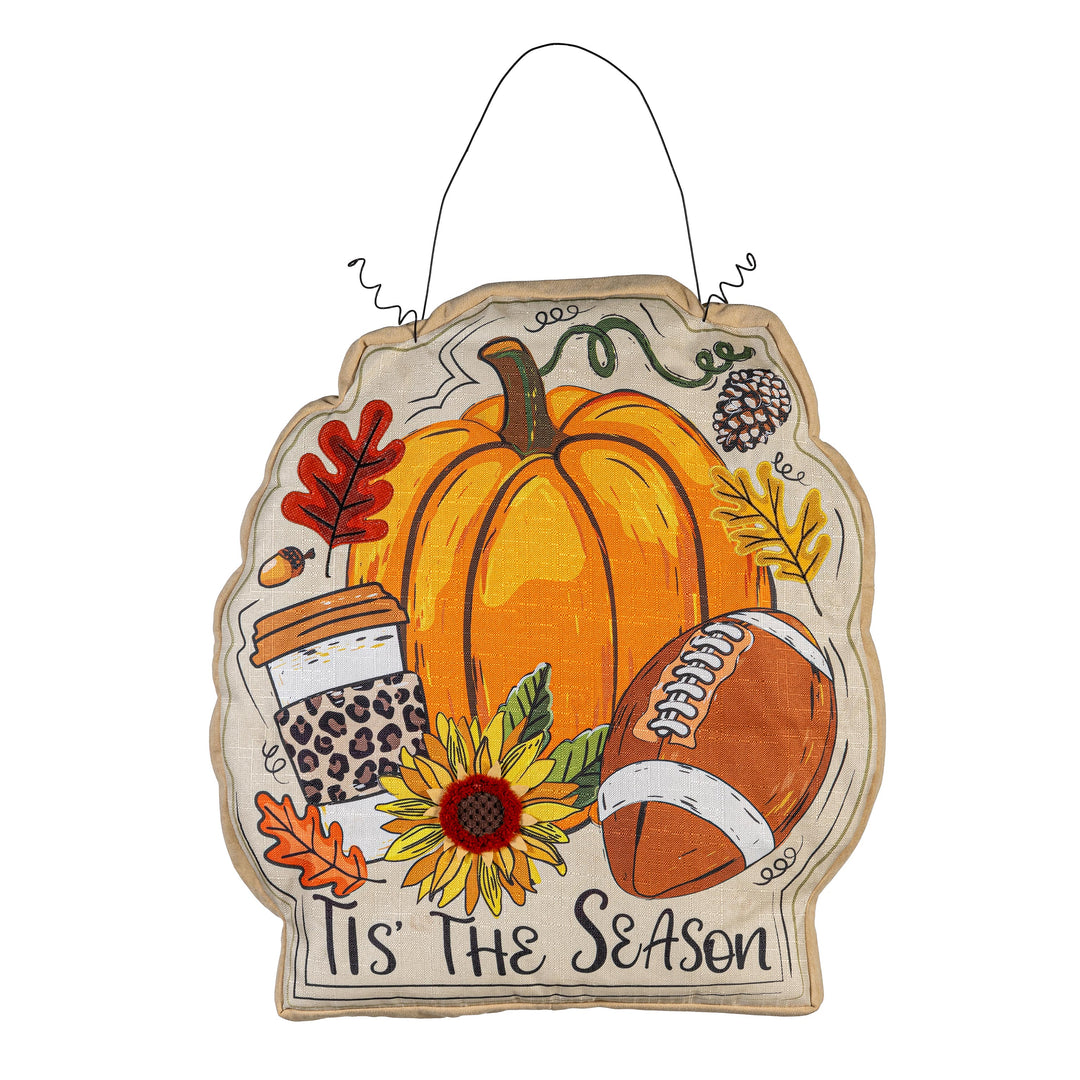 Fall Tis The Season Lighted Door Decoration heartlandflags