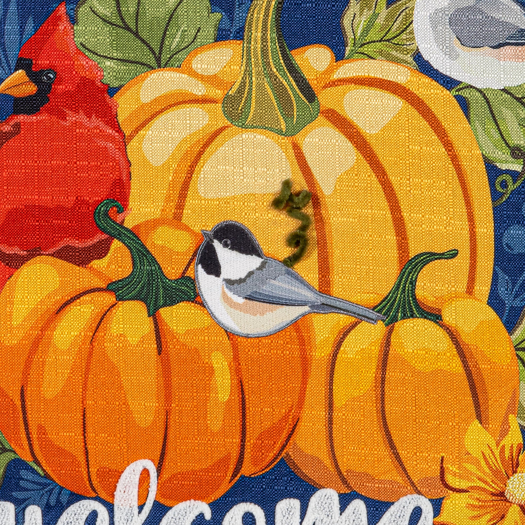 Fall and Halloween Welcome Friends Door Decoration heartlandflags