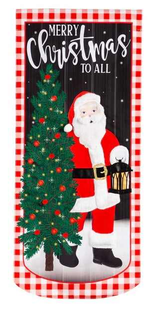 Father Christmas 2 Sided Long Garden Flag heartlandflags