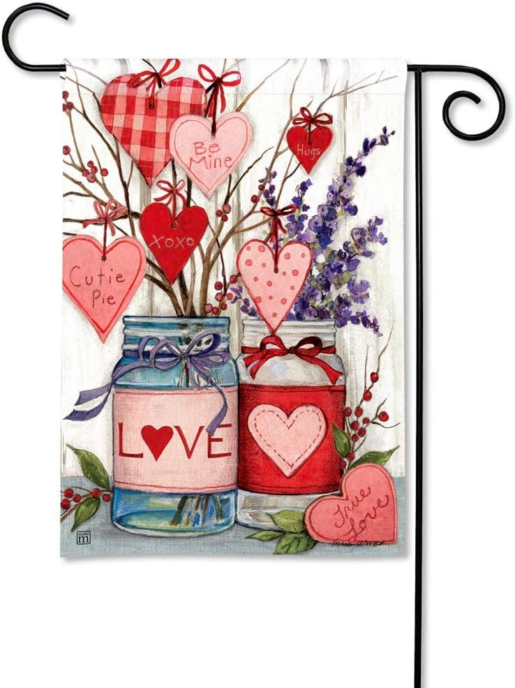 Filled With Love Valentine Garden Flag heartlandflags