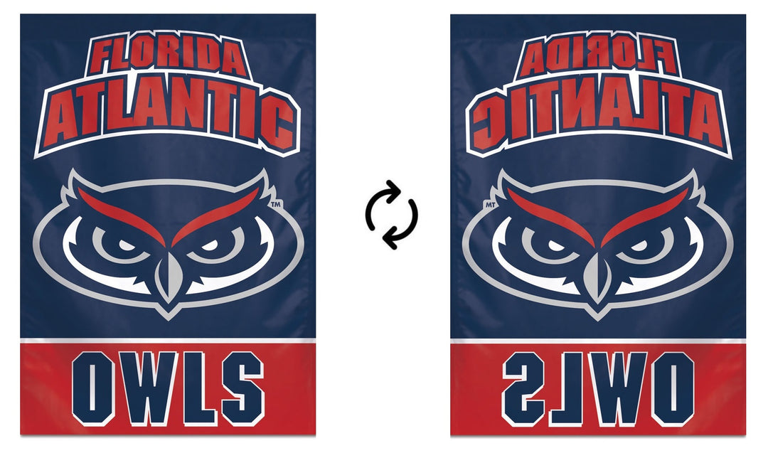 Florida Atlantic Owls Banner Vertical Flag heartlandflags