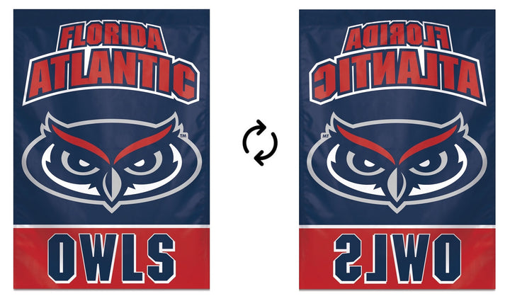Florida Atlantic Owls Banner Vertical Flag heartlandflags