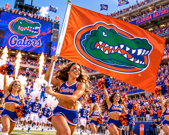 Florida Gators Albert Logo Orange 3x5 Flag heartlandflags
