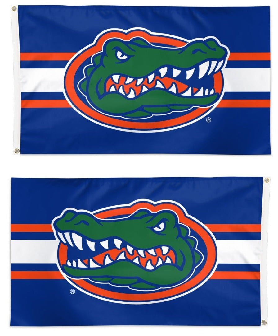 Florida Gators Flag 3x5 Striped Logo heartlandflags