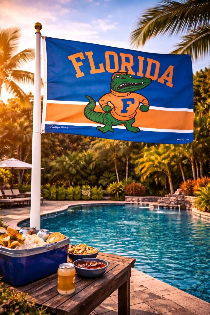 Florida Gators Flag 3x5 Vintage Albert Logo heartlandflags