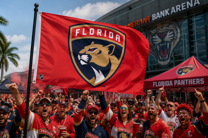 Florida Panthers Red 3x5 Flag heartlandflags