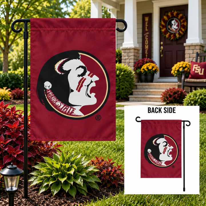 Florida State Seminoles 2 Sided Retro Garden Flag heartlandflags