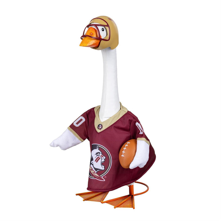 Back view of Florida State goose outfit showing Florida State lettering and number 00; goose not included