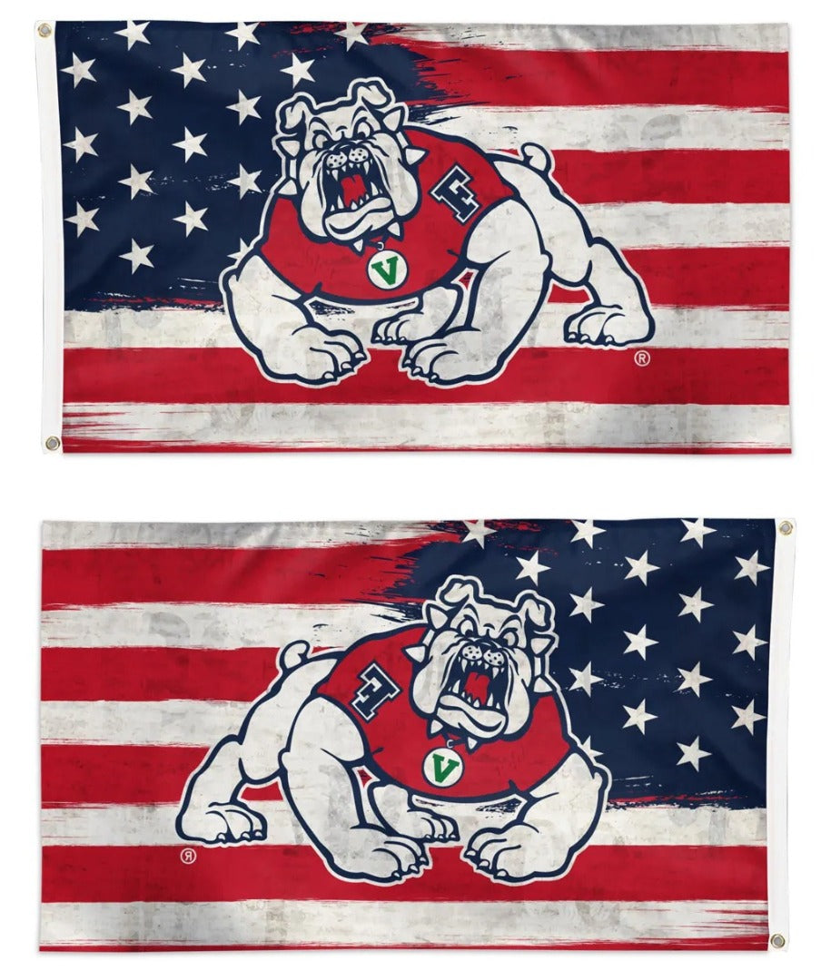 Fresno State Patriotic 3x5 Flag heartlandflags