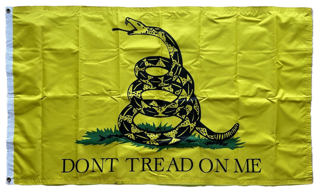 Gadsden Flag 3x5 Don't Tread On Me 2 Sided heartlandflags