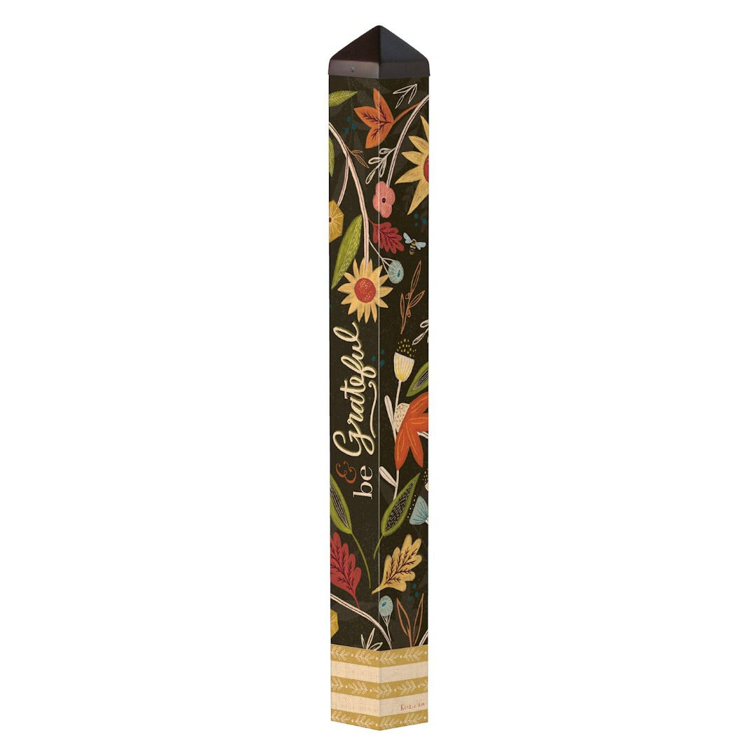 Gather And Be Grateful Art Pole 40 Inch heartlandflags