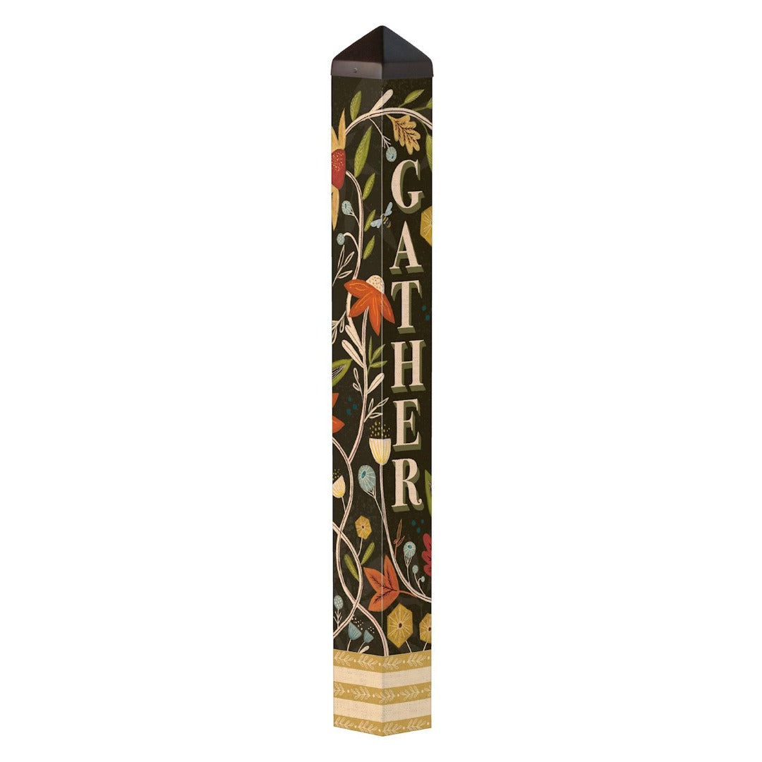 Gather And Be Grateful Art Pole 40 Inch heartlandflags