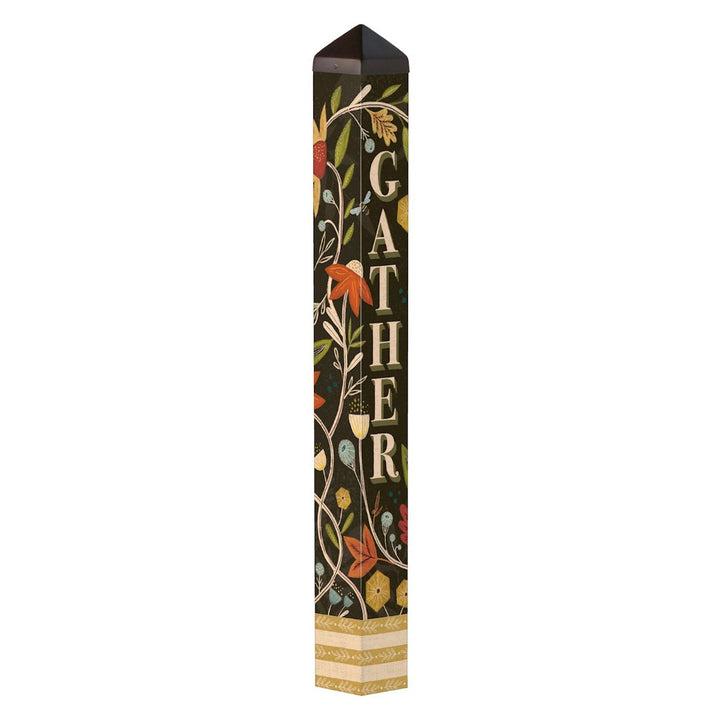 Gather And Be Grateful Art Pole 40 Inch heartlandflags