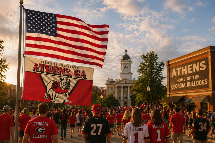 Georgia Bulldogs Country Athens 3x5 Flag heartlandflags