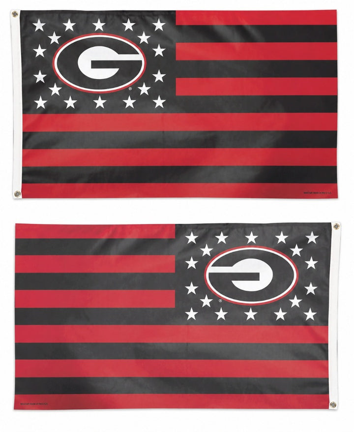 Georgia Bulldogs Flag 3x5 Americana Stars and Stripes heartlandflags