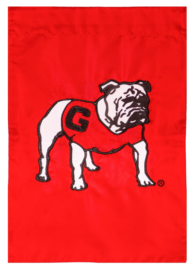 Georgia Bulldogs Garden Flag 2 Sided Alternate Logo heartlandflags