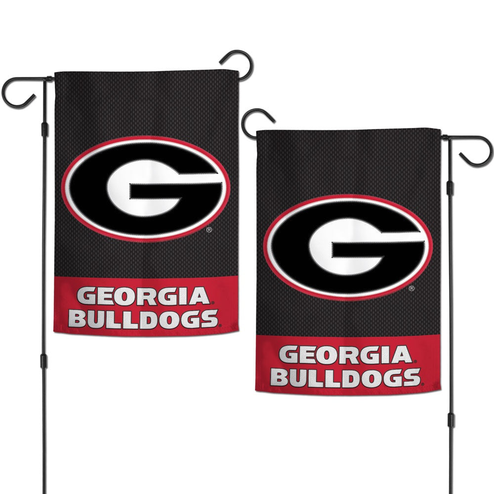 Georgia Bulldogs Garden Flag 2 Sided Embroidered heartlandflags