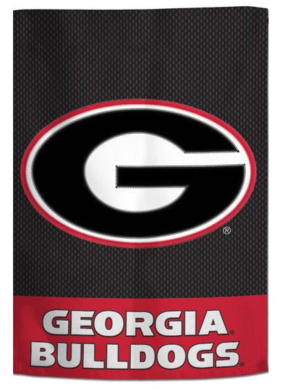 Georgia Bulldogs Garden Flag 2 Sided Embroidered heartlandflags