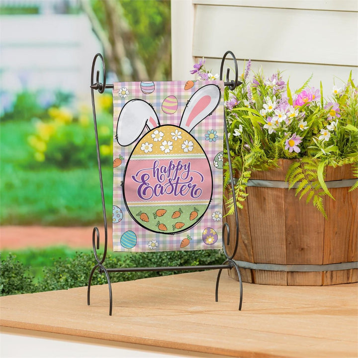 Gingham Easter 2 Sided Garden Flag heartlandflags