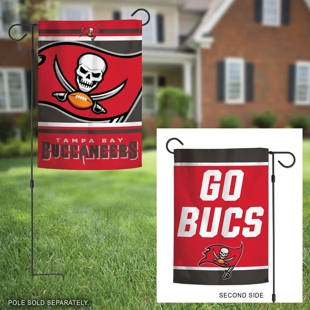 Go Bucs 2 Sided Garden Flag Tampa Bay heartlandflags