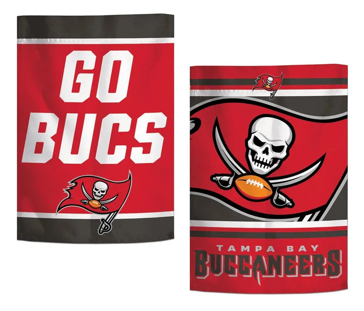 Go Bucs 2 Sided Garden Flag Tampa Bay heartlandflags