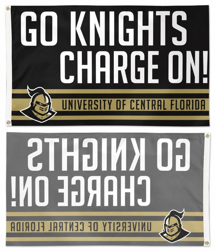 Go Knights Charge On 3x5 Flag UCF heartlandflags