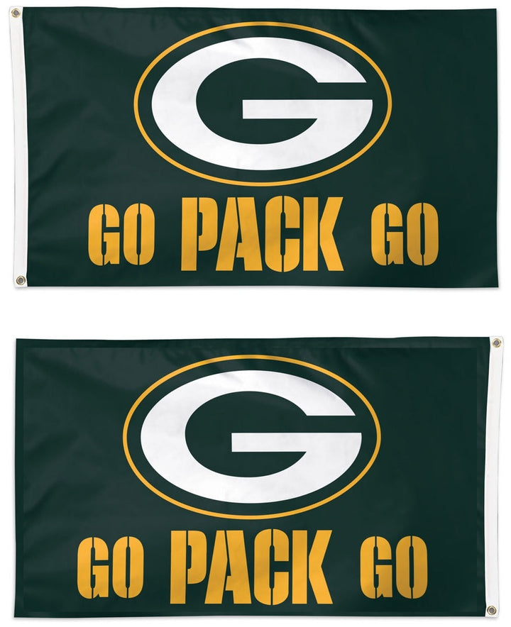 Go Pack Go 2 Sided 2x3 Flag heartlandflags