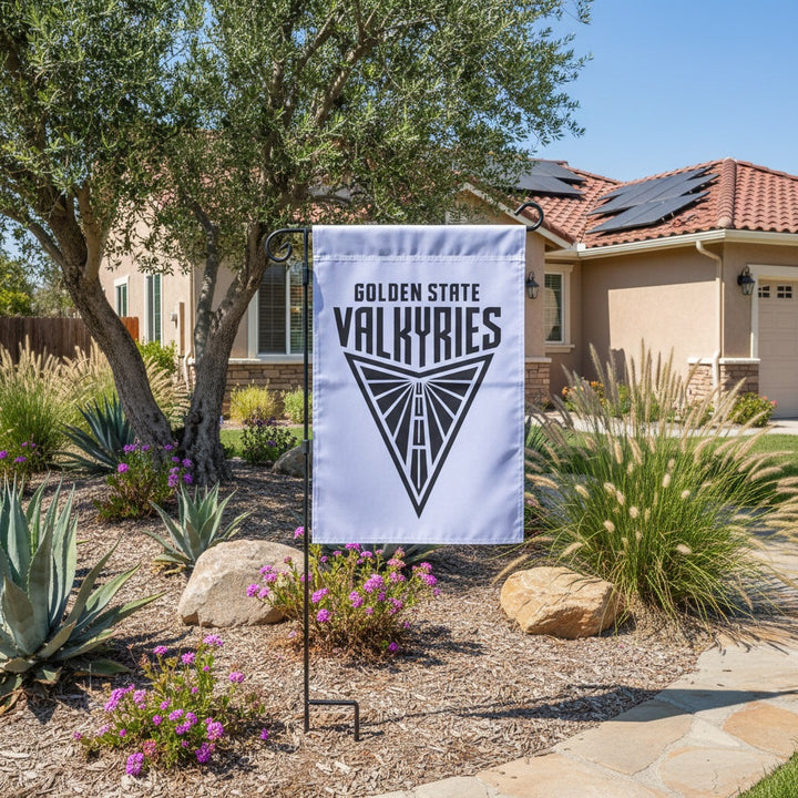 Golden State Valkyries Garden Flag 2 Sided heartlandflags