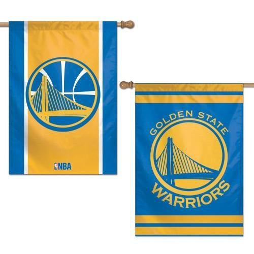 Golden State Warriors Flag 2 Sided, Gold/Blue 28x40 heartlandflags