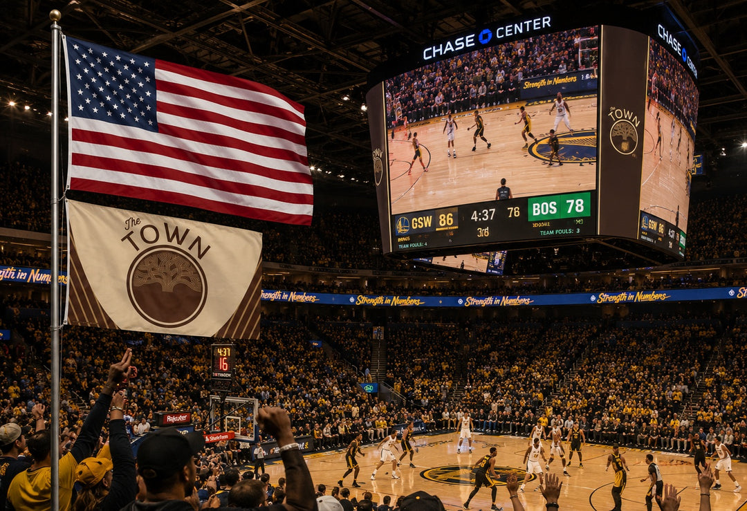 Golden State Warriors The Town 3x5 Flag heartlandflags