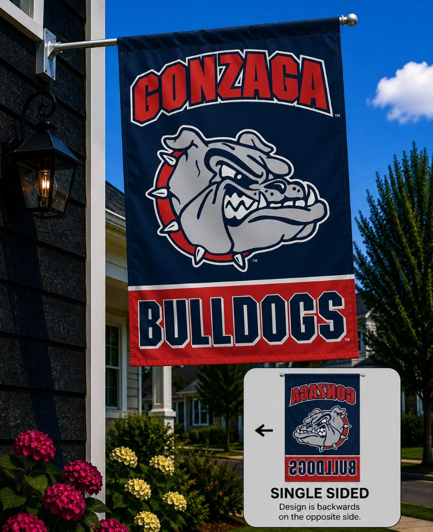 Gonzaga Bulldogs Vertical House Banner heartlandflags