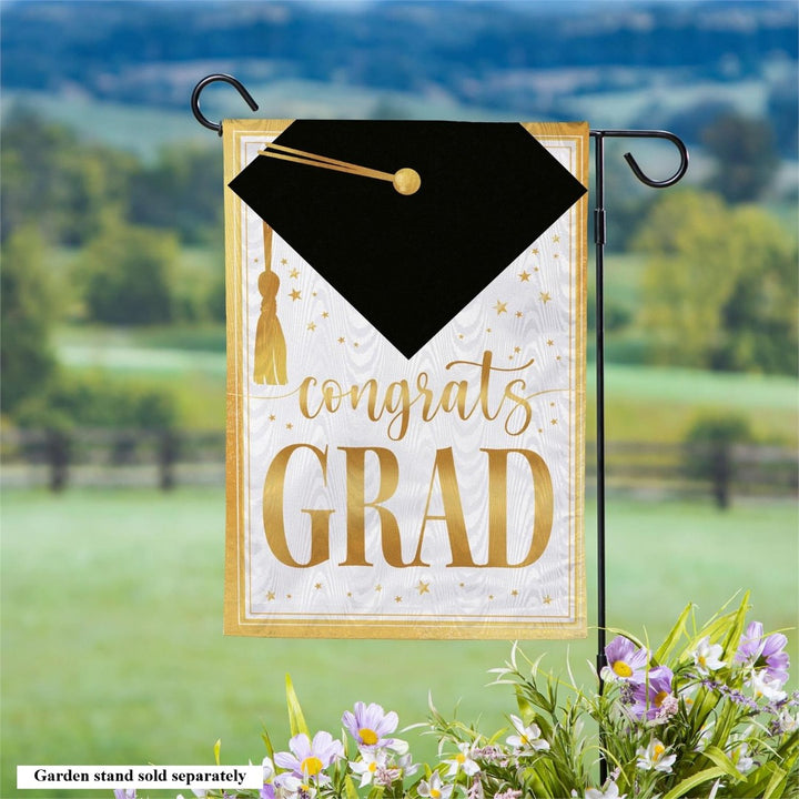 Graduation 2 Sided Garden Flag heartlandflags