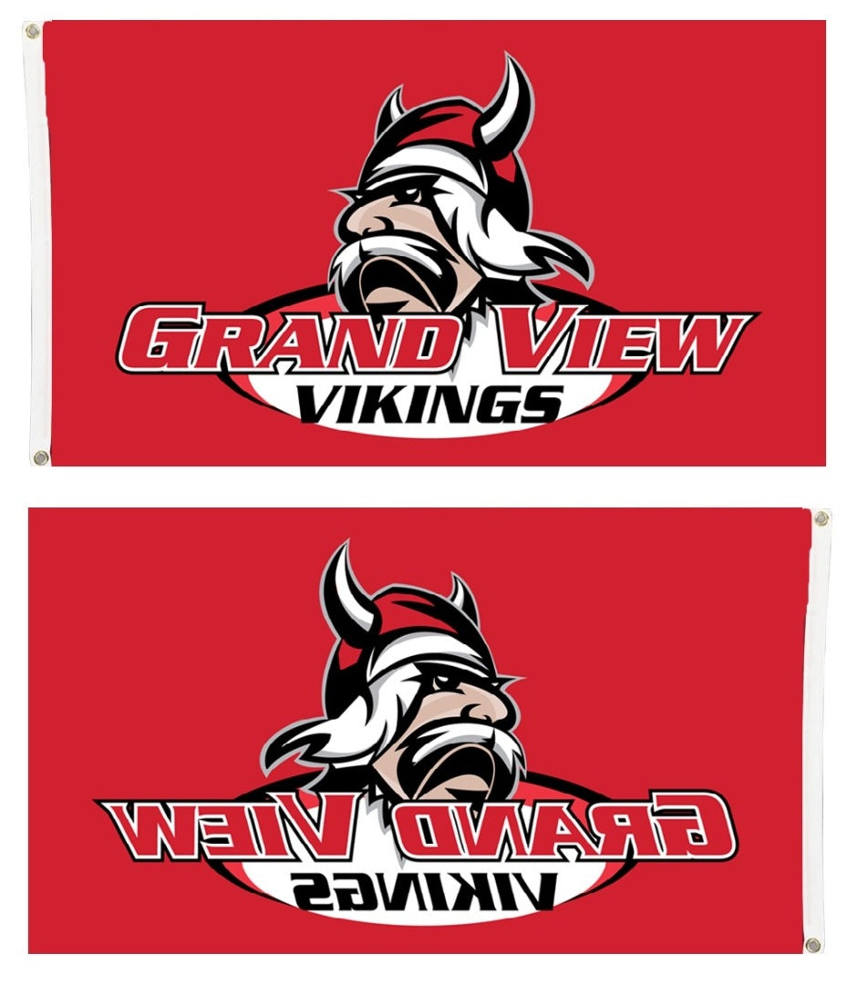 Grand View University Red 3x5 Flag