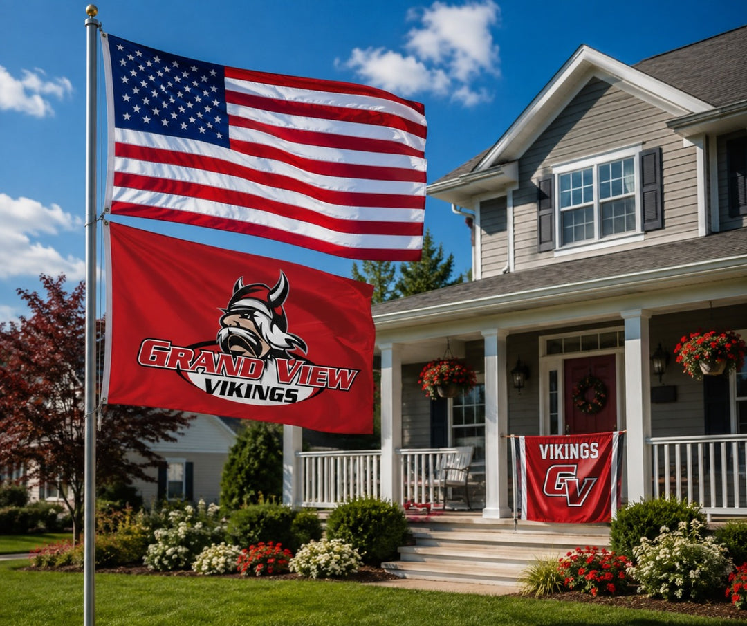 Grand View University Red 3x5 Flag