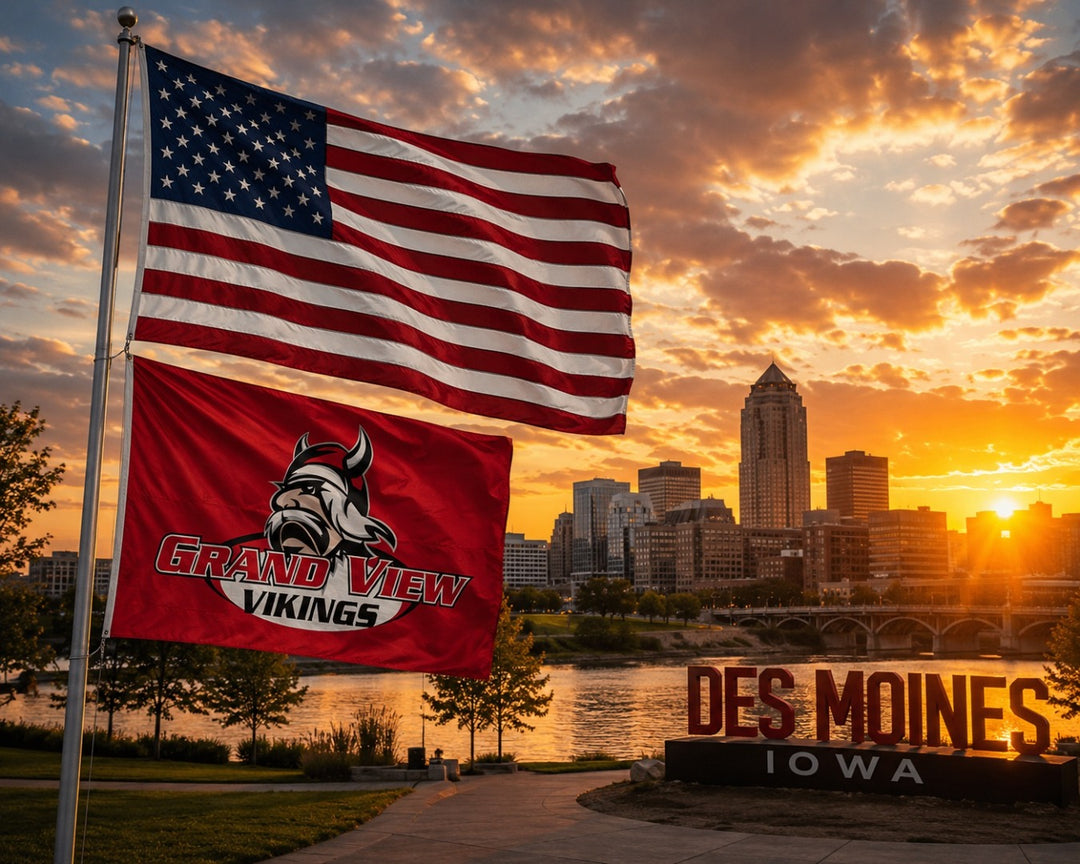 Grand View Vikings 2 Sided 3x5 Flag heartlandflags