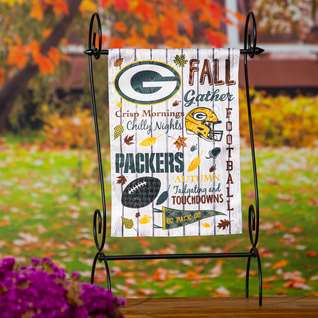 Green Bay Packers 2 Sided Seasonal Garden Flag heartlandflags