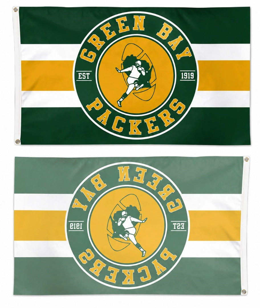 Green Bay Packers Classic Logo 3x5 Flag heartlandflags
