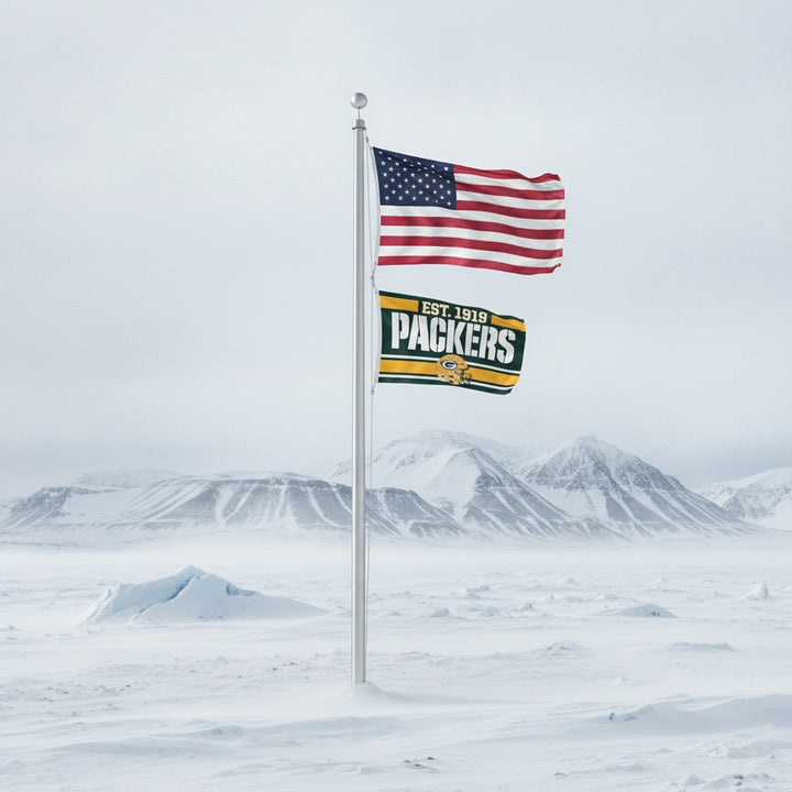 Green Bay Packers Est 1919 Flag 3x5 heartlandflags