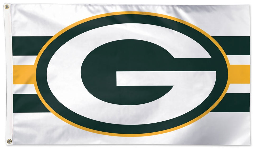 Green Bay Packers Flag 2 Sided Stripe heartlandflags