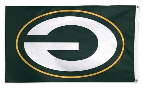 Green Bay Packers Flag 3x5 Green Logo heartlandflags