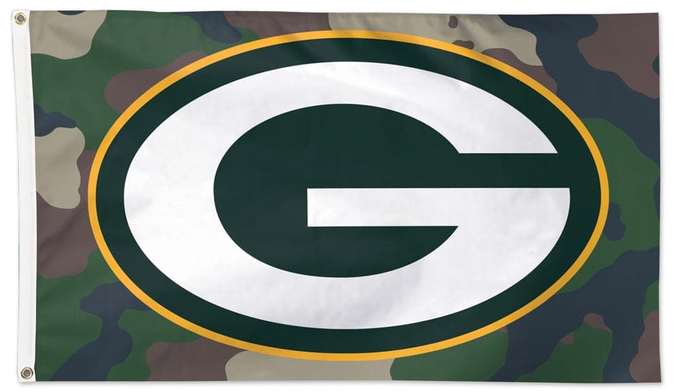 Green Bay Packers Flag 3x5 Military Camouflage heartlandflags